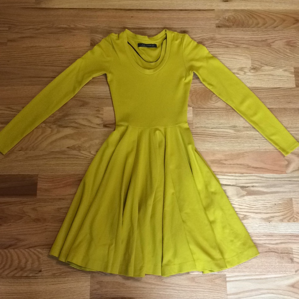 Zara circle dress, worn once, stretch ponte